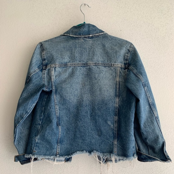Distressed H&M denim jacket - Picture 2 of 5